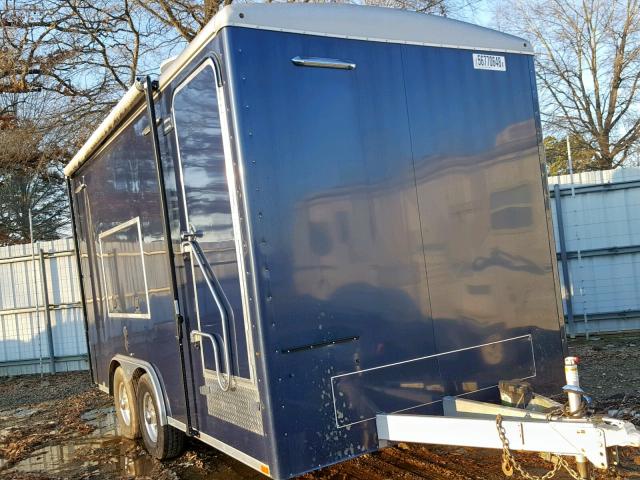 575200G26EH205864 - 2014 CARGO TRAILER BLUE photo 1