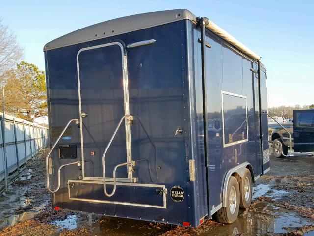 575200G26EH205864 - 2014 CARGO TRAILER BLUE photo 4