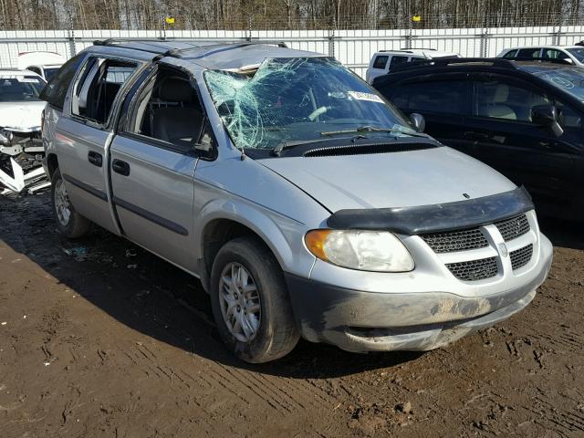 1D4GP25R54B551275 - 2004 DODGE CARAVAN SE SILVER photo 1