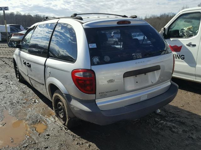 1D4GP25R54B551275 - 2004 DODGE CARAVAN SE SILVER photo 3