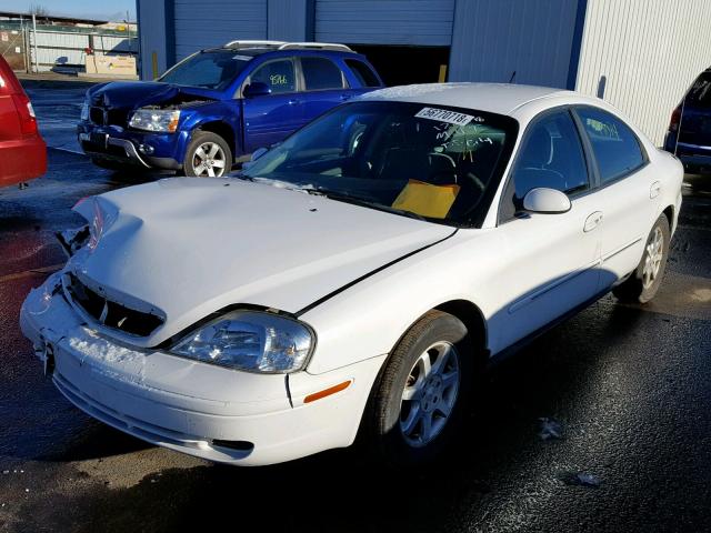 1MEHM50U01A628481 - 2001 MERCURY SABLE GS WHITE photo 2