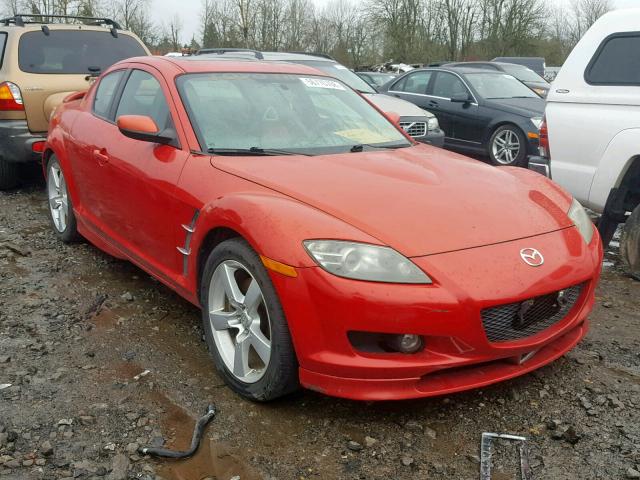 JM1FE17N940124681 - 2004 MAZDA RX8 RED photo 1