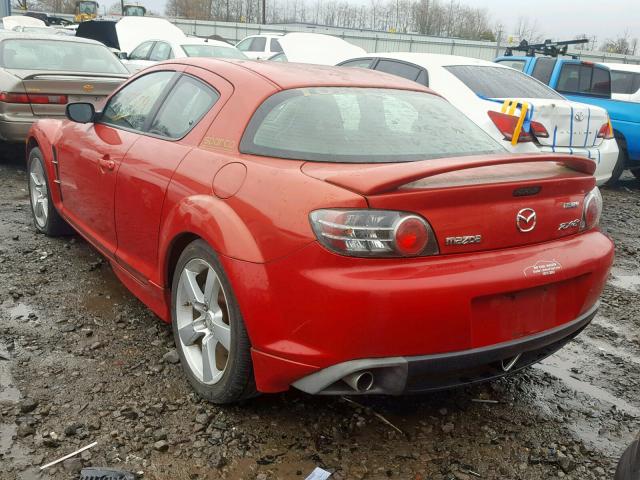 JM1FE17N940124681 - 2004 MAZDA RX8 RED photo 3