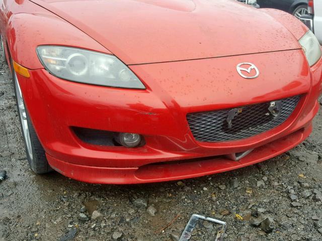 JM1FE17N940124681 - 2004 MAZDA RX8 RED photo 9