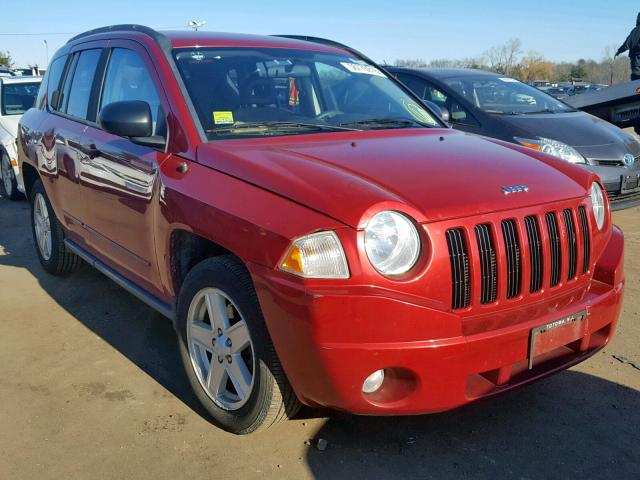 1J4FT47B09D208430 - 2009 JEEP COMPASS SP RED photo 1