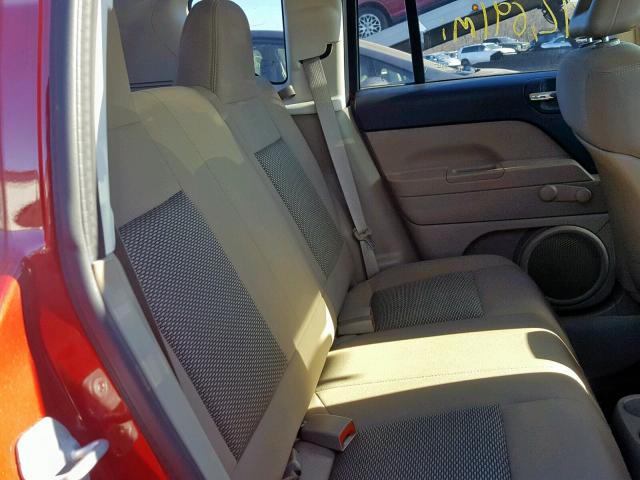 1J4FT47B09D208430 - 2009 JEEP COMPASS SP 红色 照片 6