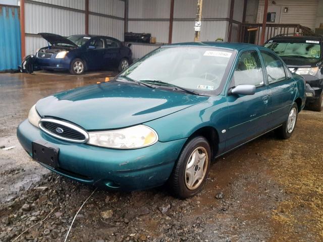 1FAFP653XWK185480 - 1998 FORD CONTOUR BA GREEN photo 2