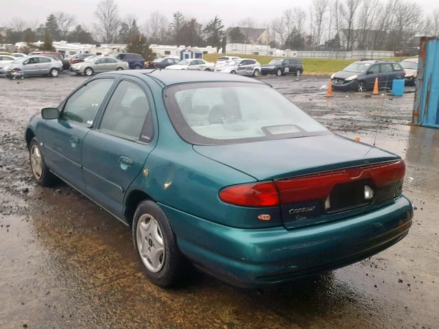 1FAFP653XWK185480 - 1998 FORD CONTOUR BA GREEN photo 3