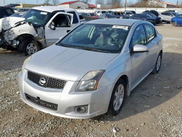 3N1AB6APXCL721949 - 2012 NISSAN SENTRA 2.0 SILVER photo 2