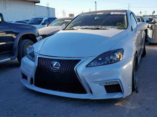 JTHBK262475046174 - 2007 LEXUS IS 250 WHITE photo 2