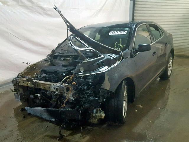 1G11D5RR6DF109517 - 2013 CHEVROLET MALIBU 1LT BLACK photo 2