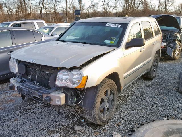 1J8GR48K78C160137 - 2008 JEEP GRAND CHER SILVER photo 2