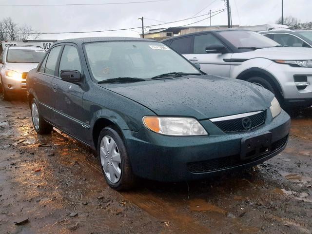 JM1BJ225620512052 - 2002 MAZDA PROTEGE DX GREEN photo 1