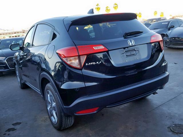 3CZRU5H55HM714492 - 2017 HONDA HR-V EX BLACK photo 3