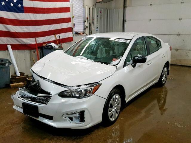 4S3GKAA65J3614060 - 2018 SUBARU IMPREZA WHITE photo 2