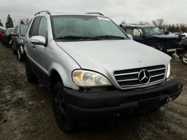 4JGAB57E53A423521 - 2003 MERCEDES-BENZ ML 350 SILVER photo 1