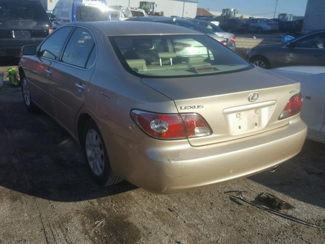 JTHBF30G930119500 - 2003 LEXUS ES 300 GOLD photo 3