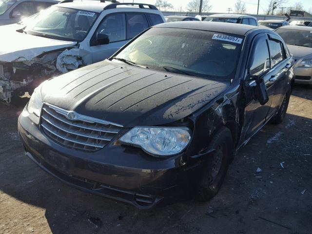 1C3LC46K58N267464 - 2008 CHRYSLER SEBRING LX BLACK photo 2