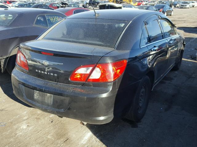 1C3LC46K58N267464 - 2008 CHRYSLER SEBRING LX BLACK photo 4