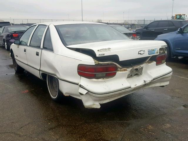 1G1BL53EXNW161389 - 1992 CHEVROLET CAPRICE WHITE photo 3