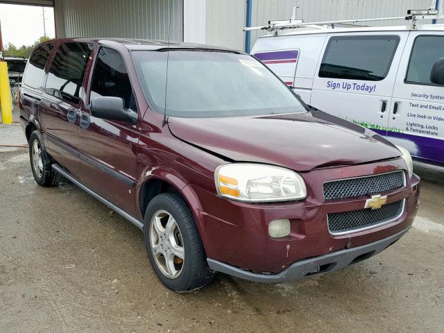 1GNDV23107D126758 - 2007 CHEVROLET UPLANDER L ბურგუნდია ფოტო 1