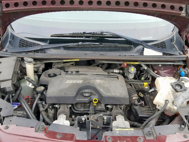 1GNDV23107D126758 - 2007 CHEVROLET UPLANDER L ბურგუნდია ფოტო 7