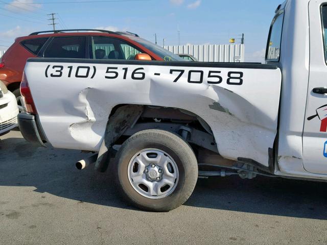 5TENX22N26Z307040 - 2006 TOYOTA TACOMA WHITE photo 9