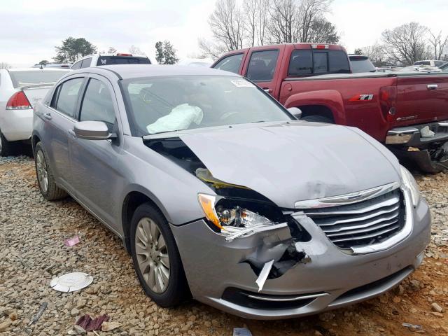 1C3CCBAB6DN641697 - 2013 CHRYSLER 200 LX SILVER photo 1