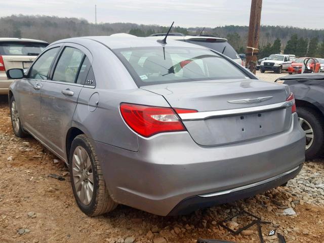 1C3CCBAB6DN641697 - 2013 CHRYSLER 200 LX SILVER photo 3