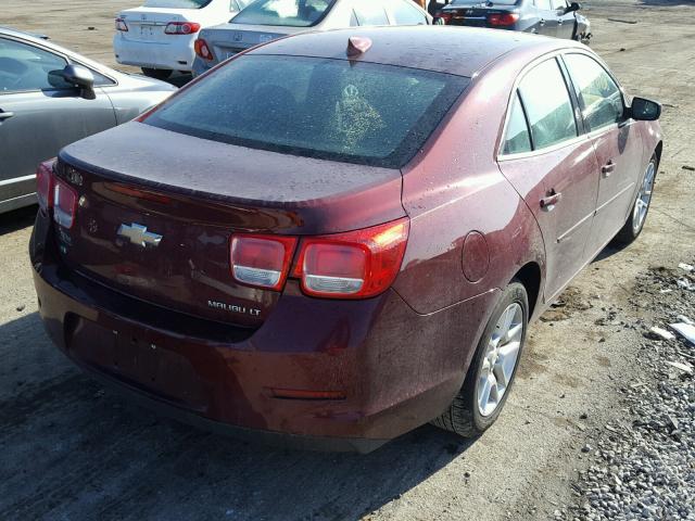 1G11C5SLXFF263367 - 2015 CHEVROLET MALIBU 1LT BURGUNDY photo 4