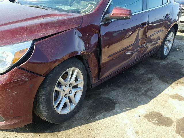 1G11C5SLXFF263367 - 2015 CHEVROLET MALIBU 1LT BURGUNDY photo 9