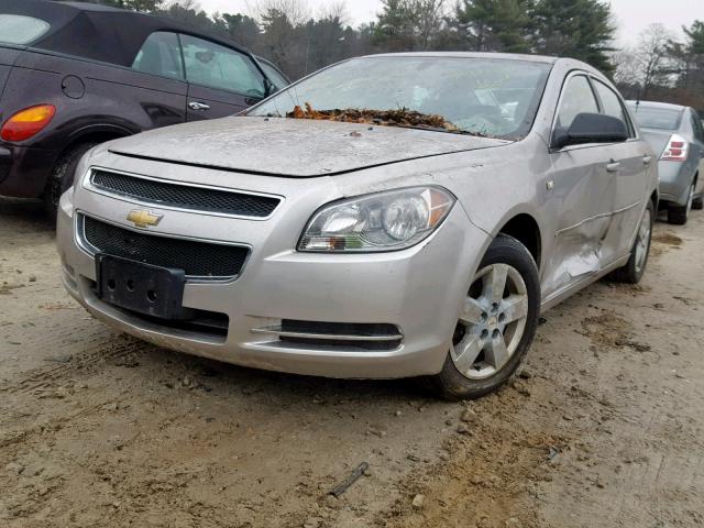 1G1ZG57BX8F272595 - 2008 CHEVROLET MALIBU LS 银色 照片 2