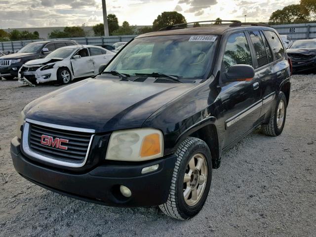 1GKDS13S922406708 - 2002 GMC ENVOY BLACK photo 2