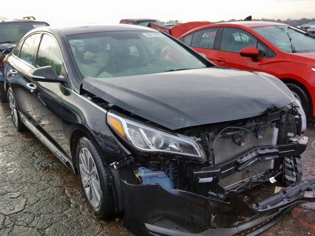 5NPE34AF7HH446362 - 2017 HYUNDAI SONATA SPO BLACK photo 1