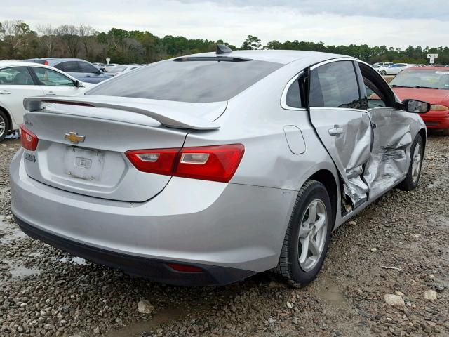 1G1ZB5ST4HF145050 - 2017 CHEVROLET MALIBU LS SILVER photo 4