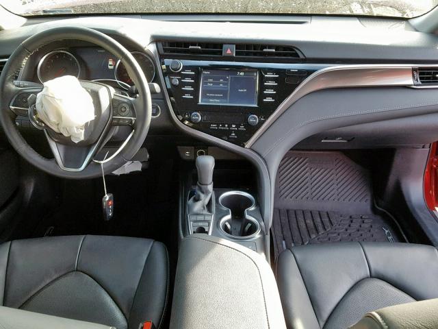 4T1B61HK8JU566769 - 2018 TOYOTA CAMRY XSE RED photo 9