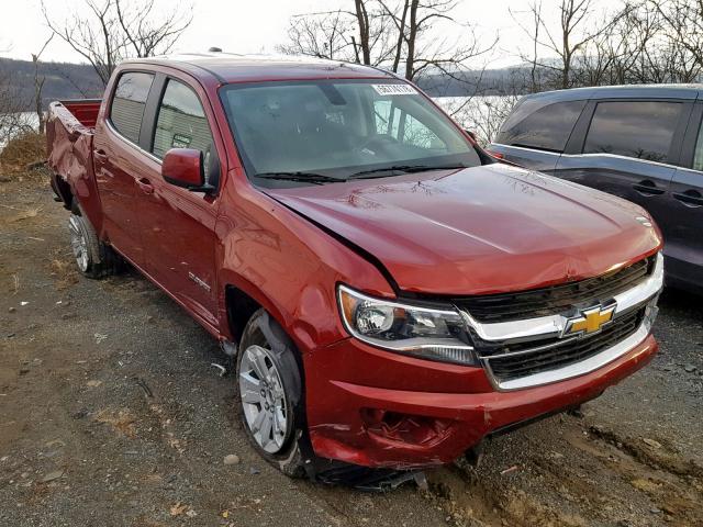 1GCGTCEN8J1245006 - 2018 CHEVROLET COLORADO L RED photo 1