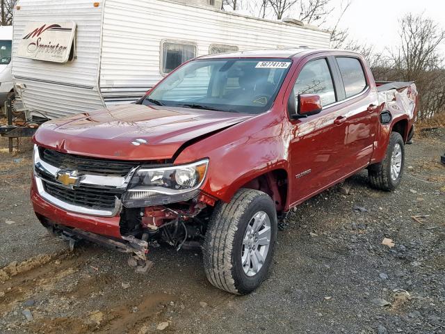1GCGTCEN8J1245006 - 2018 CHEVROLET COLORADO L RED photo 2