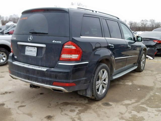 4JGBF7BE4BA650502 - 2011 MERCEDES-BENZ GL 450 4MA BLACK photo 4