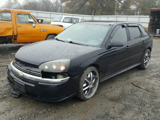 1G1ZT62835F195268 - 2005 CHEVROLET MALIBU MAX 黑色 照片 2