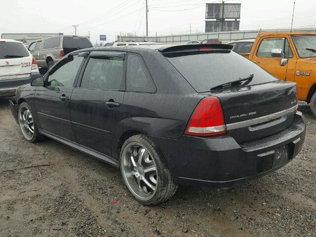1G1ZT62835F195268 - 2005 CHEVROLET MALIBU MAX 黑色 照片 3
