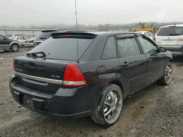 1G1ZT62835F195268 - 2005 CHEVROLET MALIBU MAX 黑色 照片 4