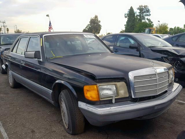 WDBCA35DXHA338078 - 1987 MERCEDES-BENZ 420 SEL BLACK photo 1