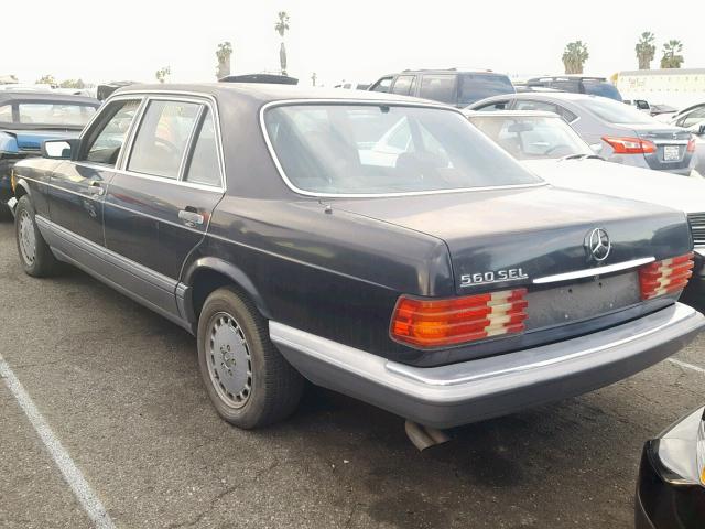 WDBCA35DXHA338078 - 1987 MERCEDES-BENZ 420 SEL BLACK photo 3