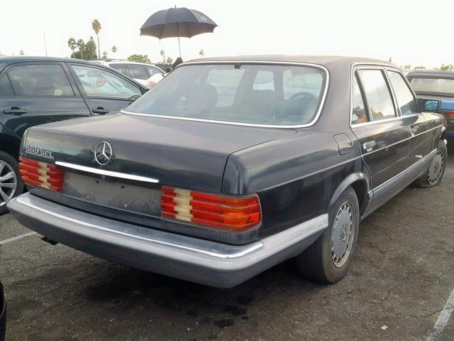 WDBCA35DXHA338078 - 1987 MERCEDES-BENZ 420 SEL BLACK photo 4