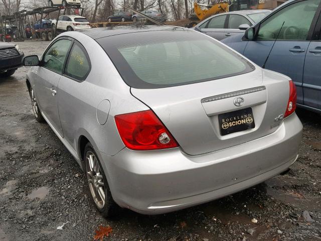 JTKDE177770219004 - 2007 TOYOTA SCION TC 银色 照片 3