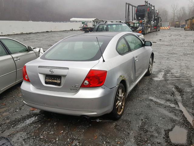 JTKDE177770219004 - 2007 TOYOTA SCION TC 银色 照片 4