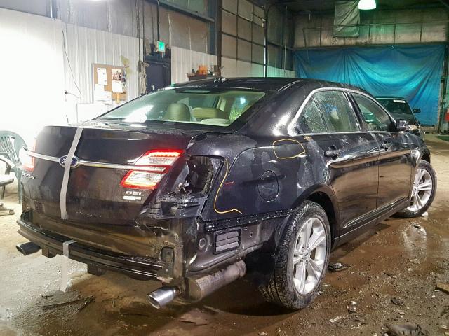 1FAHP2H84DG225822 - 2013 FORD TAURUS SEL BLACK photo 4