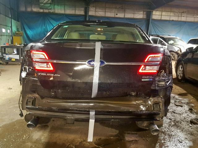 1FAHP2H84DG225822 - 2013 FORD TAURUS SEL BLACK photo 9