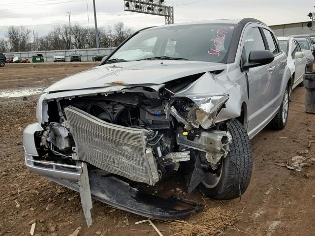 1B3CB5HA1BD161021 - 2011 DODGE CALIBER HE SILVER photo 2